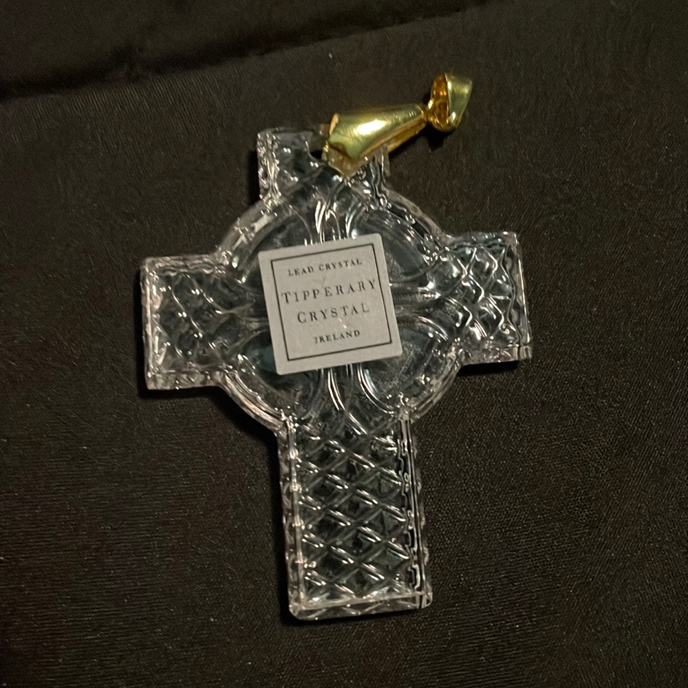 Crystal cross necklace